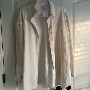 NWT H&M Corduroy Shacket